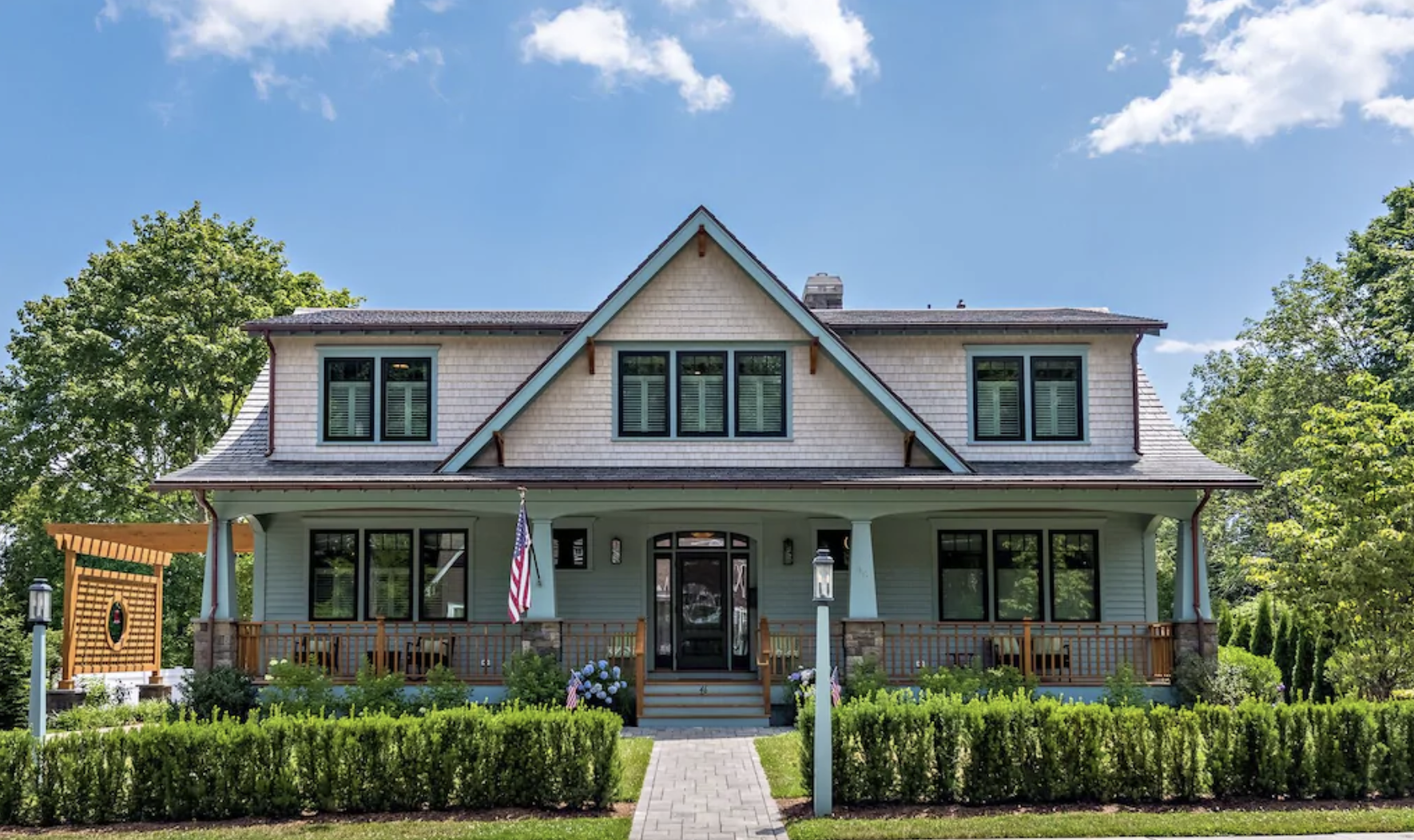 Craftsman estate with wraparound porch